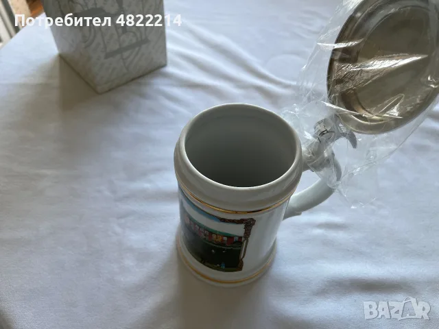 Нова оригинална немска халба за бира, снимка 3 - Чаши - 56329882