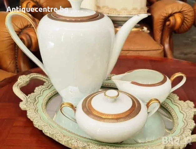 BAVARIA ,TIRSCHENREUTH GERMANY  - сервиз за кафе / чай за 12 души ., снимка 5 - Сервизи - 50940765