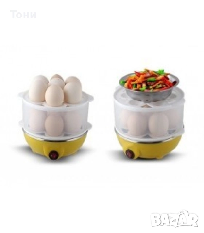 Яйцеварка с пара за 7 или 14 яйца с таймер, снимка 8 - Уреди за готвене на пара - 51856135