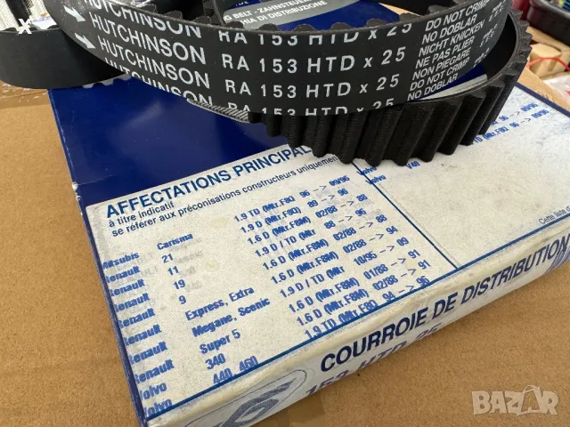 HUTCHINSON 153HTD25 АНГРЕНАЖЕН РЕМЪК RENAULT Rapid / 11 / 19 / 21 / Super 5 / Megane / VOLVO 340-360, снимка 2 - Части - 48628362