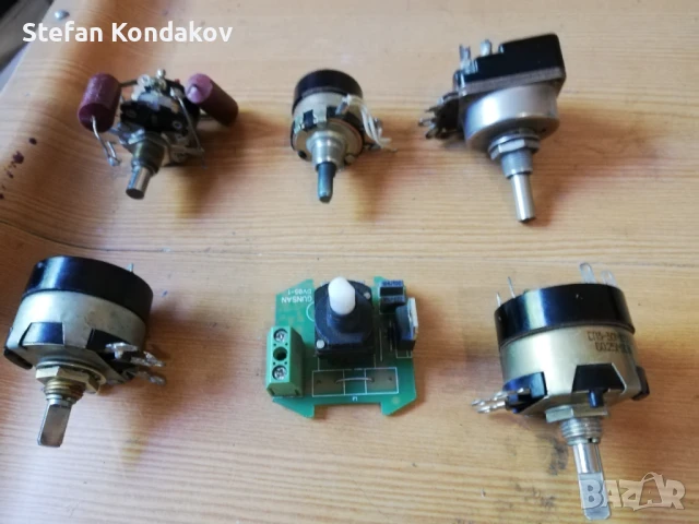 Потенциометри с ключ