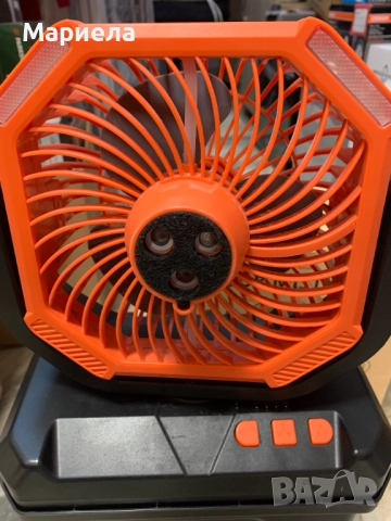 Къмпинг Вентилатор с Мъгла / С дистанционно управление и LED, снимка 7 - Други стоки за дома - 52211732