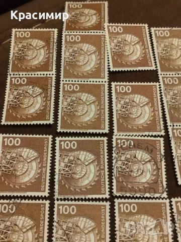 ГФР 1975 г. 50 бр., снимка 8 - Филателия - 52354729