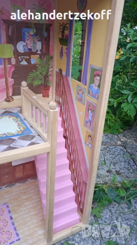 Детска дървена къща за кукли Kid Kraft, снимка 13 - Играчки за стая - 50655502