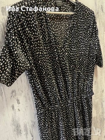 Разкошен нов дълъг елегантен гащиризон точки еластичен плисе рипс , снимка 8 - Гащеризони - 41244771