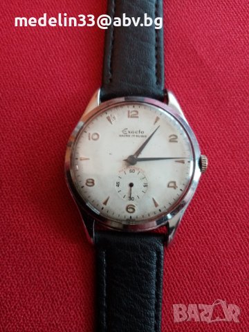 EXACTO by RADO Watch Co, 1950 г. Vintage Swiss Jumbo, Ancre 17 rubis, antimagnetic, мъжки часовник, снимка 3 - Антикварни и старинни предмети - 42290710