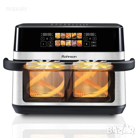 Фритюрник Airfryer Rohnson R-2882 * Безплатна доставка*Гаранция 2 години, снимка 4 - Фритюрници - 50584176