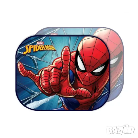 Странични сенници за автомобил Spiderman - 2 броя