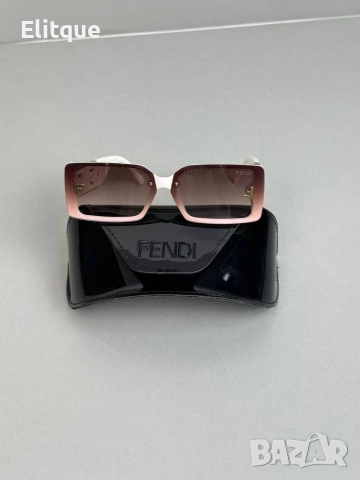 очила с черен обикновен калъф и Ув защита fendi , снимка 2 - Слънчеви и диоптрични очила - 52717964