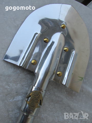 Нова, малка лопатка - шансов инструмент от неръждаема хром никелова стомана,арт,старинна,винтидж, снимка 18 - Други ценни предмети - 36249268