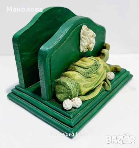 Винтидж The Leonardo Collection поставка за писмо, Golf Bag Green., снимка 2 - Други ценни предмети - 52418892