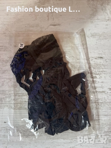 Ново черно дантелено бюстие с лента бродирано цвете и регулиращи се презрамки S , M , L , XL размер, снимка 6 - Бельо - 52197053