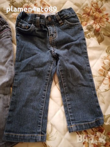 Детски дънки 6-9 месеца , снимка 4 - Панталони и долнища за бебе - 33908528