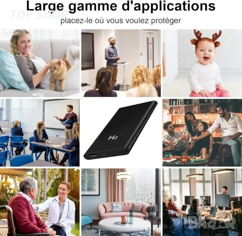 Скрита шпионска камера, 2 в 1 мини камера с 5000mAh Power Bank, снимка 2 - Камери - 48735126