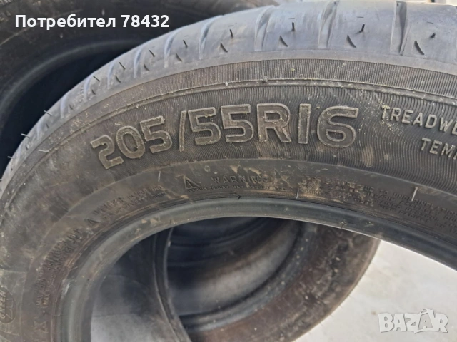 Летни гуми 205/55/16 - 4 бр, снимка 4 - Гуми и джанти - 53155660
