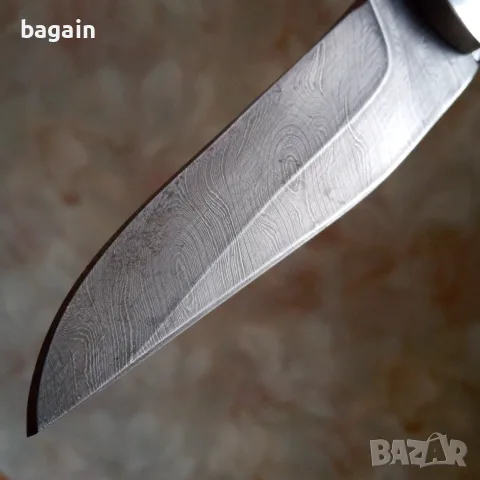 Нож от дамаска стомана., снимка 3 - Ножове - 56240906
