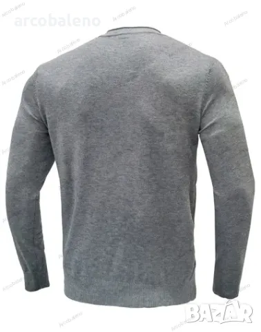 Едноцветен мъжки пуловер с дълъг ръкав, 8цвята , снимка 15 - Пуловери - 47999244