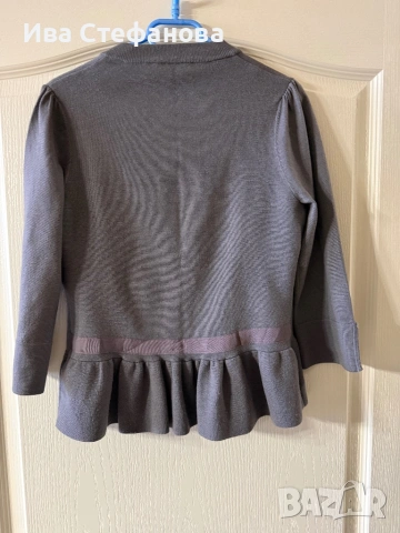 Пеплум много красива и стилна елегантна  сива  кардиган от Karen Millen., снимка 5 - Блузи с дълъг ръкав и пуловери - 48091949