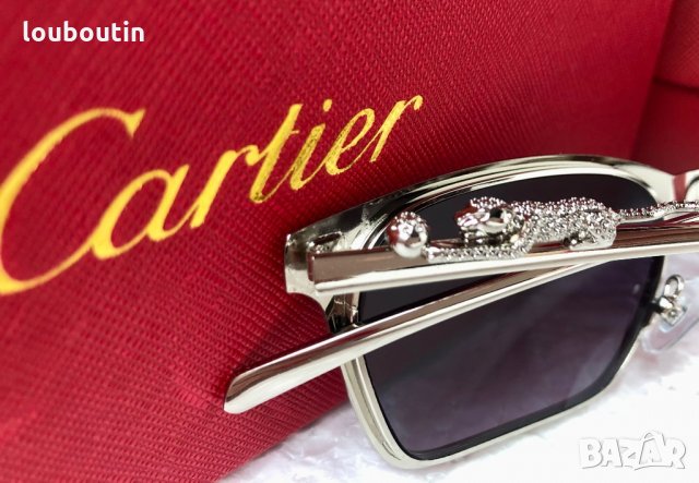 Cartier 2021 дамски слънчеви очила тип котка, снимка 10 - Слънчеви и диоптрични очила - 34665094