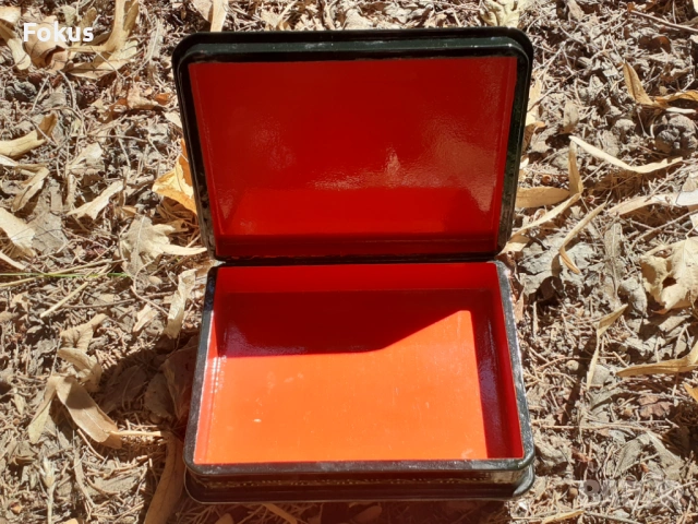 Уникална руска голяма лакова кутия Федоскино войници, снимка 3 - Антикварни и старинни предмети - 53416978