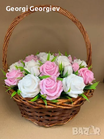 цветя изработени с глицеринов ароматен сапун , снимка 17 - Други - 50106300