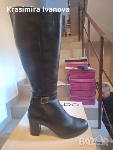 нови ботуши на Габина естествена кожа 