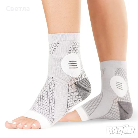 Успокояващи Kомпресионни чорапи без пръсти,за болка при невропатия,периферен неврит,подуване и др.
