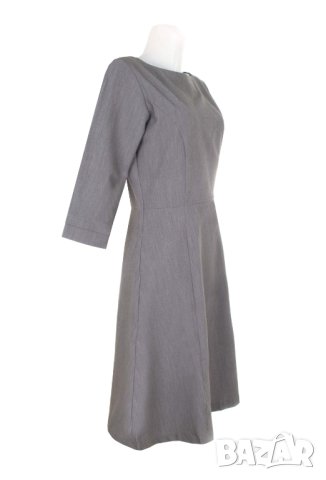 Клоширана сива рокля Awama - XL, снимка 4 - Рокли - 42532059