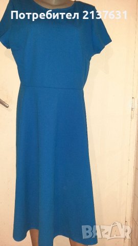 ДАМСКА СИНЯ РОКЛЯ -  Размер XXL , снимка 1