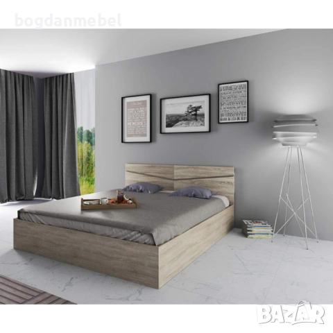 Спалня Модел 172 / 2008 с табла, Дъб арвен натурален