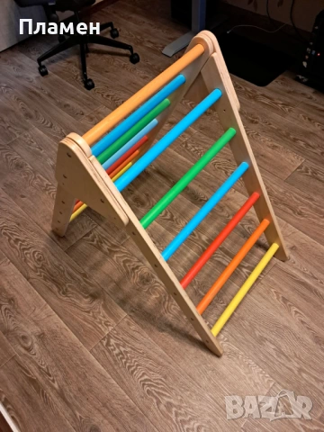 Сгъваем Пиклер Триъгълник с Рампа Wooden Magic, снимка 2 - Играчки за стая - 53295573