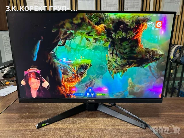 ASUS TUF Gaming VG279Q3A – 27" IPS, 180Hz, 1ms, снимка 3 - Монитори - 55798994