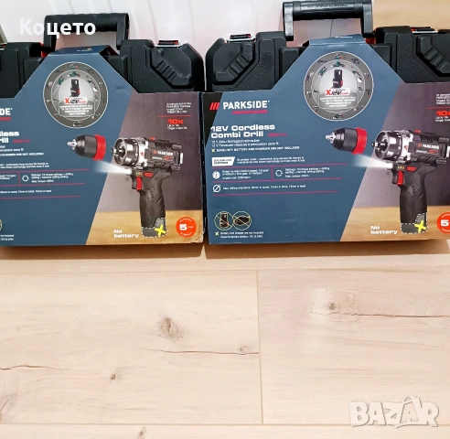 12 V - Ударен безчететков винтоверт Parkside /Парксайд Performance , снимка 12 - Винтоверти - 53456262