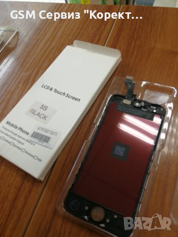 Iphone 5s/SE Дисплей + тъч скрийн черен, снимка 2 - Резервни части за телефони - 42035522