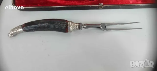 Стар комплект Maleham & Yeomans Cutlers Sheffield, снимка 5 - Антикварни и старинни предмети - 50441689