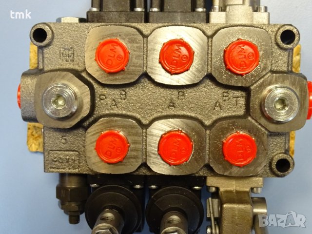 Хидравличен разпределител Galtech Q25 monoblock valves 3 spool, снимка 6 - Резервни части за машини - 41084204