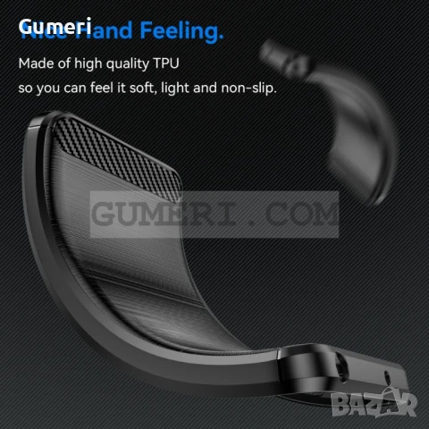  Realme 14 Pro+ 5G Противоударен Силиконов Гръб - Карбон, снимка 7 - Калъфи, кейсове - 50504531