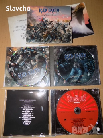 Компакт дискове на -ICED EARTH - GLORIOUS BURDEN/ The Hellacopters-High Visibility, снимка 3 - CD дискове - 38117317