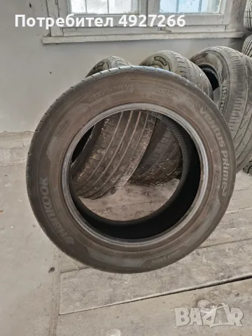 4 бр. летни гуми, hankook 215/55/16, снимка 2 - Гуми и джанти - 55775051
