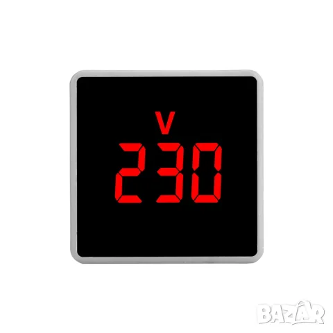 Taxnele V-PL AC 50-500V цифров волтметър с EU щепсел, снимка 3 - Друга електроника - 56005241