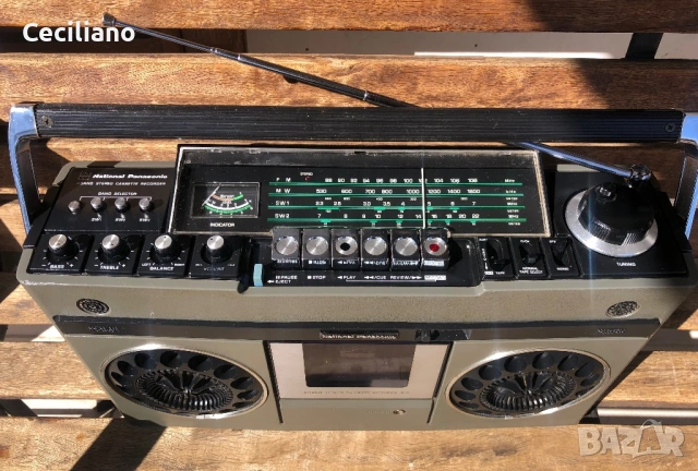 Радиокасетофон National Panasonic RS-466 (Japan-1975) Много хубав звук!, снимка 10 - Радиокасетофони, транзистори - 53815419