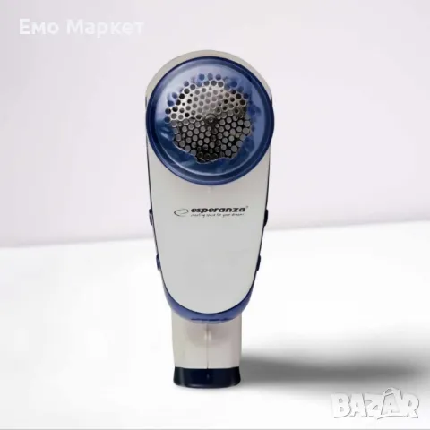 Пилинг за дрехи Esperanza ECS008, 2 AA батерии ( не са вкл.), Бял със синьо. Гаранция 24 месеца , снимка 4 - Други стоки за дома - 49521159