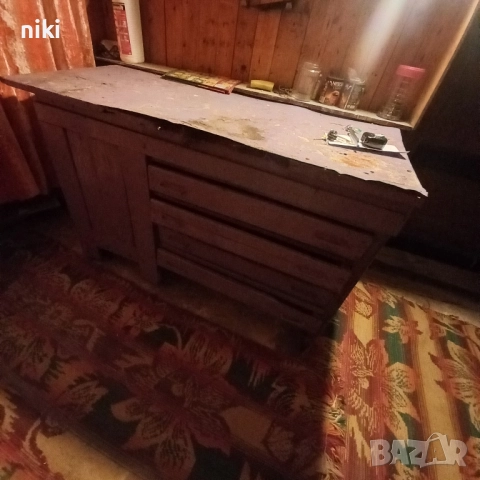 работен шкаф. Дължина 1.26см. ширина55см. височина68см, снимка 4 - Други инструменти - 52183076