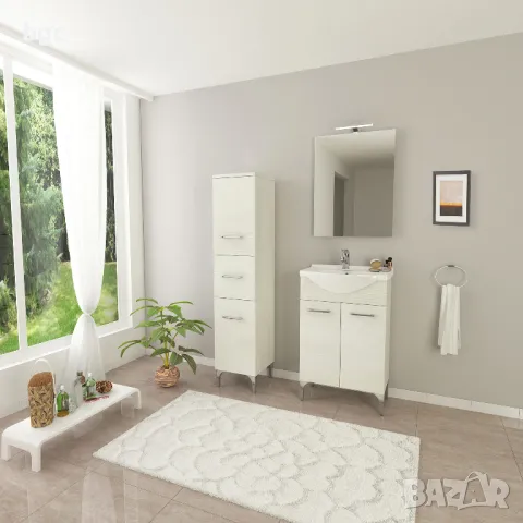 Луксозно огледало Огледало King Nova, 52x68x2 см, Сребрист, 24 месеца  гаранция , снимка 2 - Огледала - 48877402