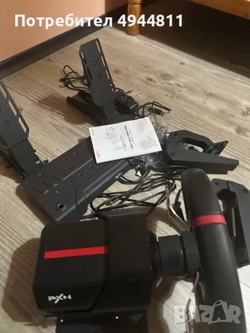 Игрален волан с педали PXN V10-Ultra, снимка 3 - Аксесоари - 56013259