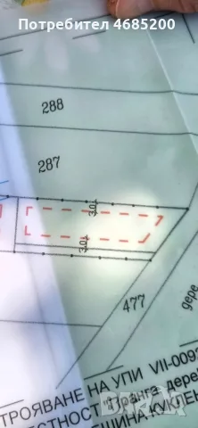 Продава се УПИ с площ 664 кв.м в гр. Куклен, местност Пранга дере ., снимка 2 - Парцели - 55790879