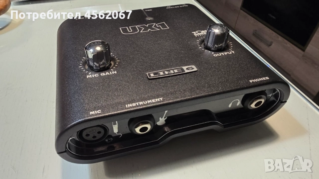 Продавам USB audio interface Line 6 UX1