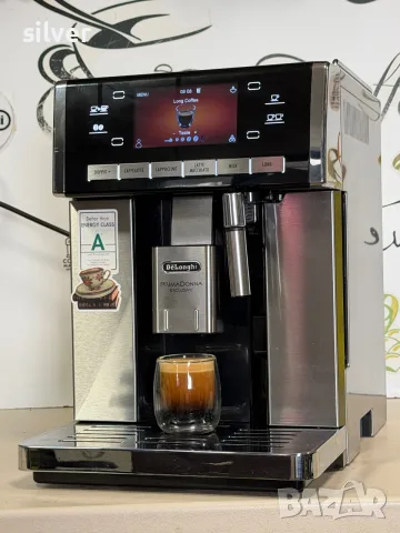 Кафемашина кафе автомат delonghi Primadonna Exclusive с гаранция, снимка 3 - Кафемашини - 56218874