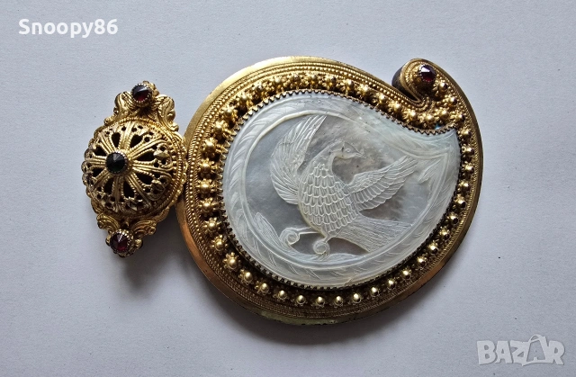 Уникални възрожденски пафти с позлата, снимка 3 - Антикварни и старинни предмети - 53069660