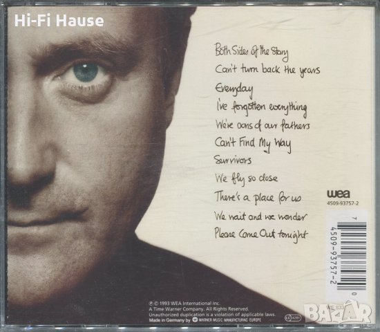 Phil Collins-Both Sides, снимка 2 - CD дискове - 35794673